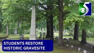 Students bring new life to historic Flint cemetery plot