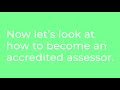 edofe how to accredit yourself as an assessor