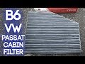 How To Replace a Volkswagen Passat Cabin Air Filter (2006-2015, B6 and B7)