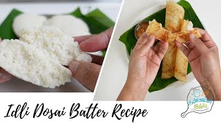 Idli and Dosai Batter Recipe - The Only Recipe You Will Need