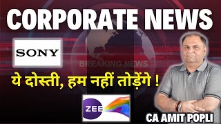 Corporate News-Zee-Sony, PayTM