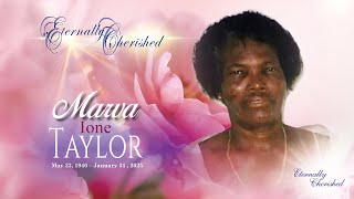 Celebration of Life - MARVA IONE TAYLOR nee WILTSHIRE