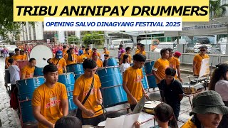 TRIBU ANINIPAY DRUMMERS OPENING SALVO DINAGYANG 2025 #dinagyang2025