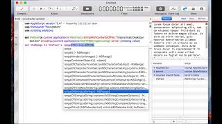 Script Debugger 7: AppleScriptObjC Command Completion