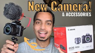 Canon EOS M50 Unboxing | My New YouTube Setup
