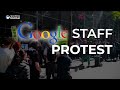 End Project Nimbus With Israel: Google Staff Protest, Sit in For Hours | #google #israel #usa