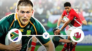 Classic Highlights: South Africa beat Wales by a SINGLE POINT!