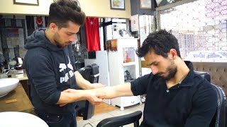 AWESOME | TURKISH BARBER ASMR MASSAGE (asmr head massage, scalp massage ..)