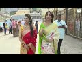 surekha vani with daughter supritha visits tirumala vaarthavaani