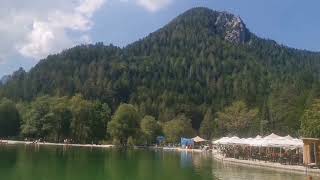 Most beautiful place in Slovenia 💚. Lake Jasna. Jezero Jasna 🏔️🏞️ Kranjska Gora.