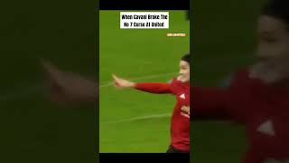 Cavani Was A Menace At United #football #cavani #skills #ronaldo #shortsvideo