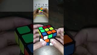how to solve rubik's cube 3x3 - cube solve magic trick formula #shorts  #cubber #cubermsb #toy