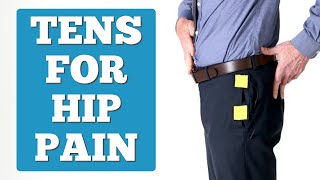 How to Use a TENS Unit With Hip Pain (Side & Front) Correct Pad Placement