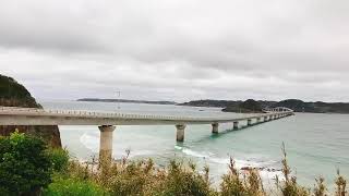 美しい角島大橋の景観