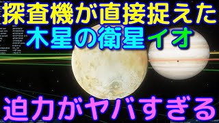 探査機に撮影された木星の衛星イオの超高画質映像