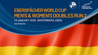 🔴 RELIVE 🇩🇪 Men's \u0026 Women's Doubles Run 2 | EBERSPÄCHER Luge World Cup   WINTERBERG, GERMANY