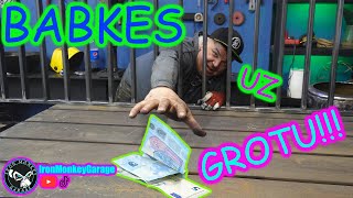 BABKES UZ GROTU!!! uzdarbis garaze part 1