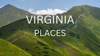 10 Best Places to Visit in Virginia- Travel Video.
