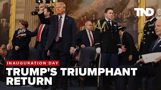 Trump's triumphant return: Top moments from swearing-in ceremony, first address as President