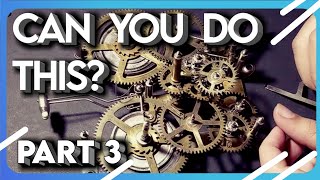 SCIENTIFIC BIM-BAM Antique Clock Repairing|| Restoration of Gears || Part 3 of 3|| Hindi