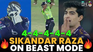 Sikandar Raza on Beast Mode🔥🔥 | Lahore Qalandars vs Quetta Gladiators | Match 18 | HBL PSL 8 | MI2A