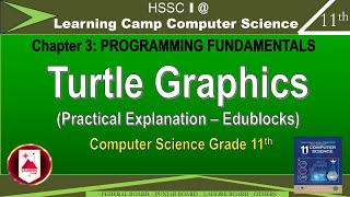 Turtle Graphic in Python Class 11 FBISE | Chapter 3 | Graphic Designing using Python | Learning Camp