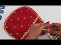 beautiful party wear purse👜stitching साडी वर मॅचींग पर्स 👜🥰 fashion youtubeshorts