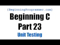 Beginning C - Part 23 Unit Testing a Permutation