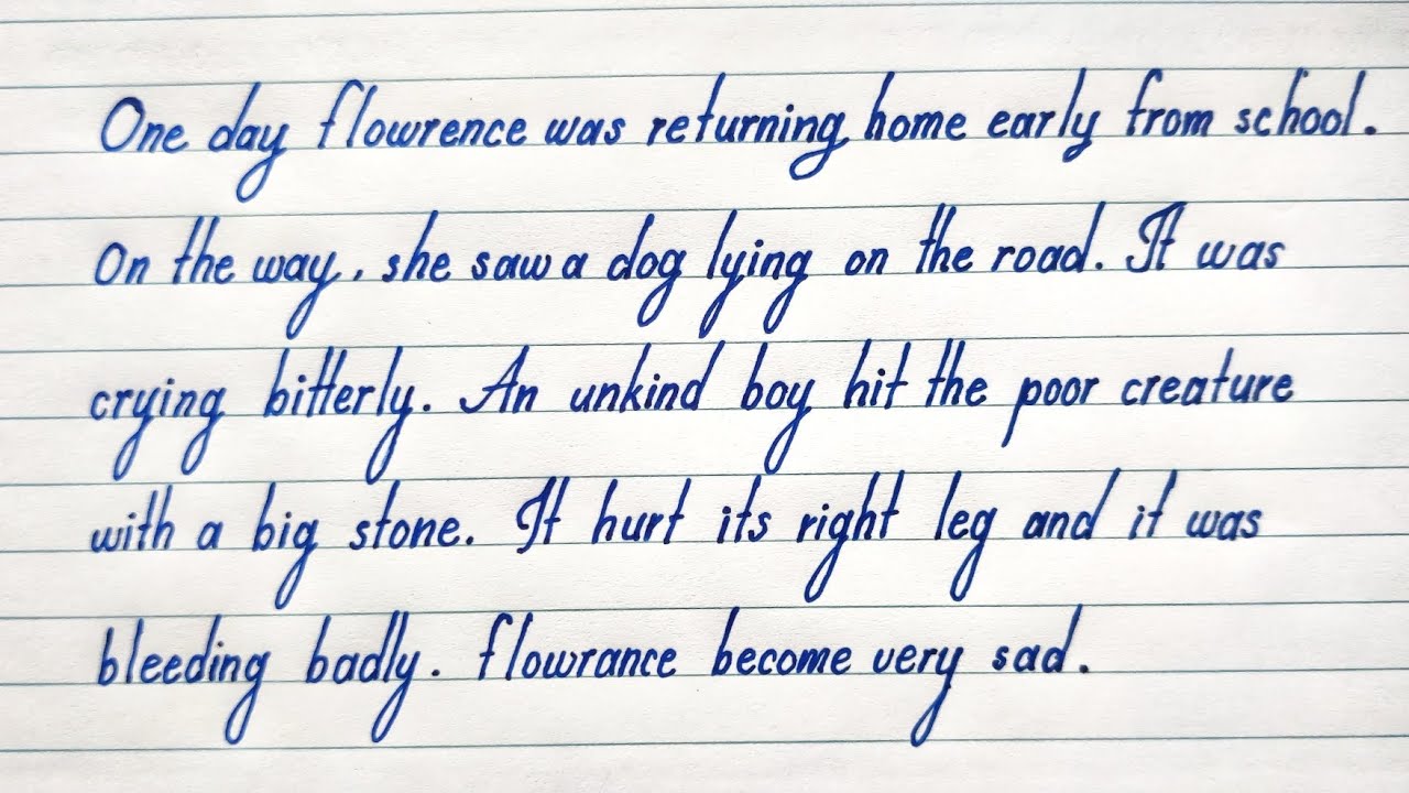 English Handwriting Practice Learn How To Write Youtube