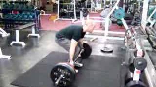 150kg/330lb dead-lift