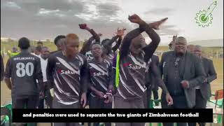 Highlanders celebrate winning Independence Cup