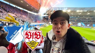 XXL FAN-INVASION +Pyroshow🔥🧨| Bombenstimmung💣🔴⚪️ | TSG HOFFENHEIM vs VFB STUTTGART | Stadionvlog