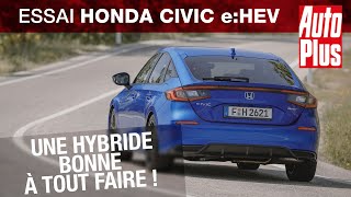 Essai Honda Civic e:HEV (2022) : une hybride bonne à tout faire