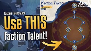 Mastering Faction Talents: Stage 2 Updates, Demonstrations \u0026 Top Picks! - AFK Journey