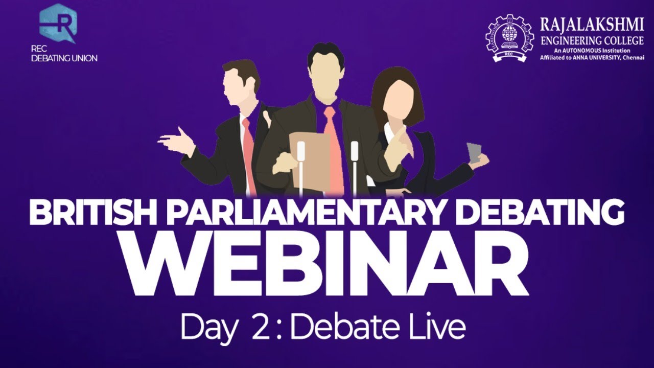 Debate Live | British Parliamentary Debate Webinar | Day 2 - YouTube