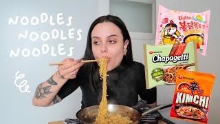 comi noodles estranhos durante uma semana *HELP* 🍜