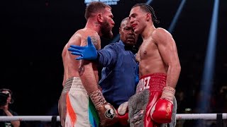 David Benavidez vs Caleb Plant -  Fight Highlights