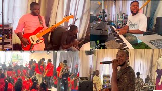 EXCLUSIVE🔥AFROBEATS JAM SESSION WITH THE BAND||EMMA ON BASS🎸||Groove at it best🎸🥁🎹🎧