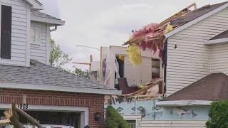 The 1 year anniversary of devastating tornadoes hitting Naperville, Woodridge