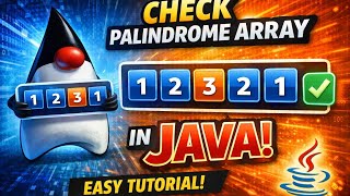 Java Interview Question: Palindrome Array Solution 🔥