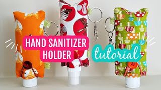 DIY Hand Sanitizer Holder #handsanitizerholder #handgelpouch