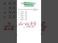 Menyederhanakan Bentuk Akar #matematika #shorts