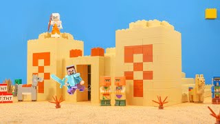 ANCIENT LEGO MINECRAFT Desert Pyramid MOC!!