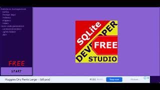How to Drop and Create table In SQLITE DEVELOPER STUDIO