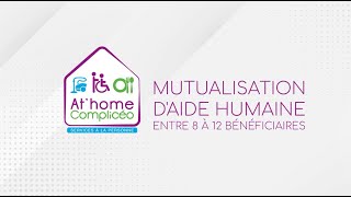 Mutualisation d'aide humaine entre 8 à 12 bénéficiaires