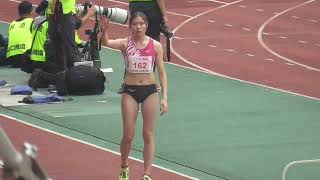 山本渚選手　田島記念女子走り幅跳び