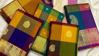 ❤️Traditional Collection of Kanchipuram Silk Sarees With Silk Mark-Whatsapp 7904566214 #geethusarees