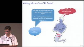 P. Vijay Kumar - Codes for Distributed Storage -- Asking More of an Old Friend