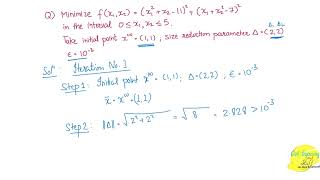 Box’s Evolutionary Optimization Method with numerical example part 1