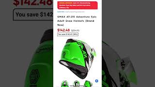 Motorhelmets Store Sale GMAX AT-21S Adventure Epic and AT-21S Epic Dual Shield Adult Snow Helmets